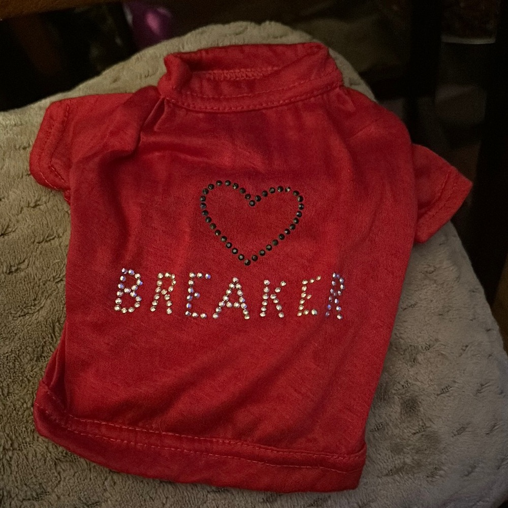Red Heart Breaker Dog/Cat T-Shirt